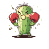 Angry Cactus Boxer