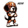 Nein Beagle Beaglebesitzer Beagleliebhaber