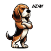 Nein Beagle Beaglebesitzer Beagleliebhaber