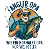 Angler Grandpa - Funny Angler Grandpa Design