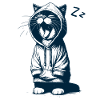 Tired kitty