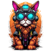 Cyberpunk Cat