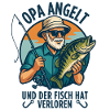 Angler Grandpa - Funny Angler Grandpa Design