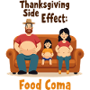 Coma alimentaire de Thanksgiving