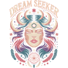 Triple Moon Dream Seeker Visionary Art