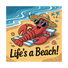 LOBSTERS LIFE S A BEACH