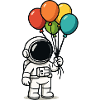 Astronaut Balloons