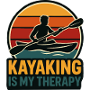 Kayaking Is My Therapy Shirt