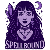Sorcière Spellbound violette mystique