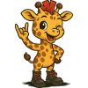 Punk Rock Giraffe