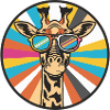 Giraffe Cool Comic