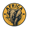 Elephant in a circle Africa