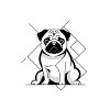 Mops Sitz