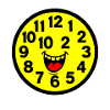 Cheerful Parodized Clock Design