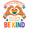 Be Kind - Regenbogenherz Design