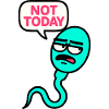 Expressive Sadface Snake Illustration