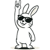 Lapin à bascule