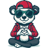 Chill Heart Panda