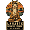 Lamasté – Funny Lama Yoga Design