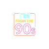 90s Neon Logo
