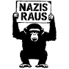 Grim monkey is against racism