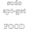 sudo apt-get FOOD