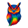 WPAP Style Animals - Owl