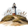 Lighthouse by the sea
