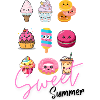 Sweet Happiness Makers – Cute Dessert Illustrations