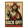 Jesus siger, stop op og hold afstand