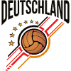 Retro Soccer | Deutschland Flag Stripes