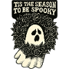 Spooky Season Ghost Wreath