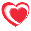 Red-White-Red Heart