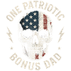 Bonus Dad with Flag Skull
