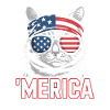'Merica Katze Mit Sonnenbrille