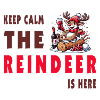 Keep calm, the reindeer is here