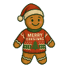Gingerbread Man Ugly Christmas
