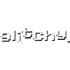 glitchy weiß