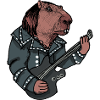 Capybara metalhead