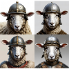 Mouton éveillé