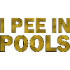 I pee in pools