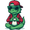 Dino Heart Vibes