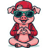 Vibrations d’amour de cochon