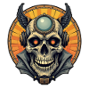 The winged skull.