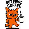 But first coffee cat