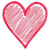 Sweet Heart Hand Drawn