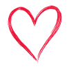Amour dessiné à la main