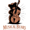 Ours musical à la contrebasse
