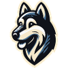 Husky in profile