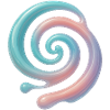 3D Spiral Pastel